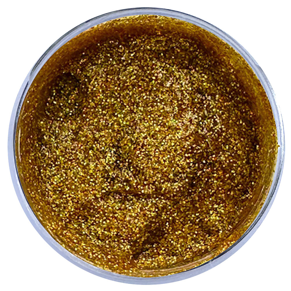 Biodegradable Glitter Gel Holographic Gold (Fine Glitter) www