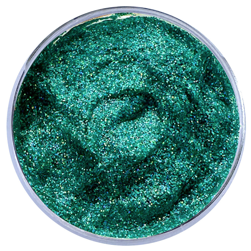 Biodegradable Glitter Gel Holographic Turquoise (Fine Glitter) www