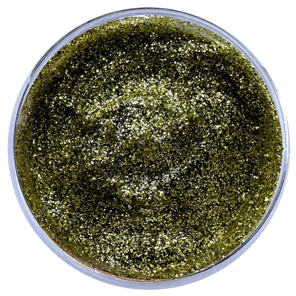Biodegradable Glitter Gel Metallic Black & Gold (Fine Glitter) www