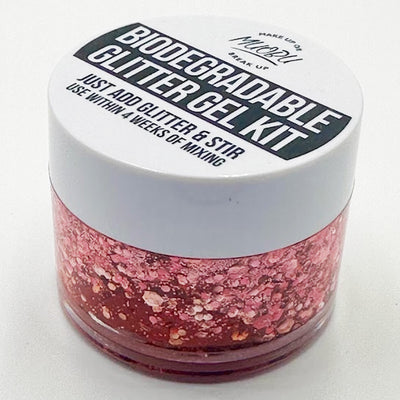 Biodegradable Glitter Gel - Metallic Pink (Chunky Mix BioPixie)