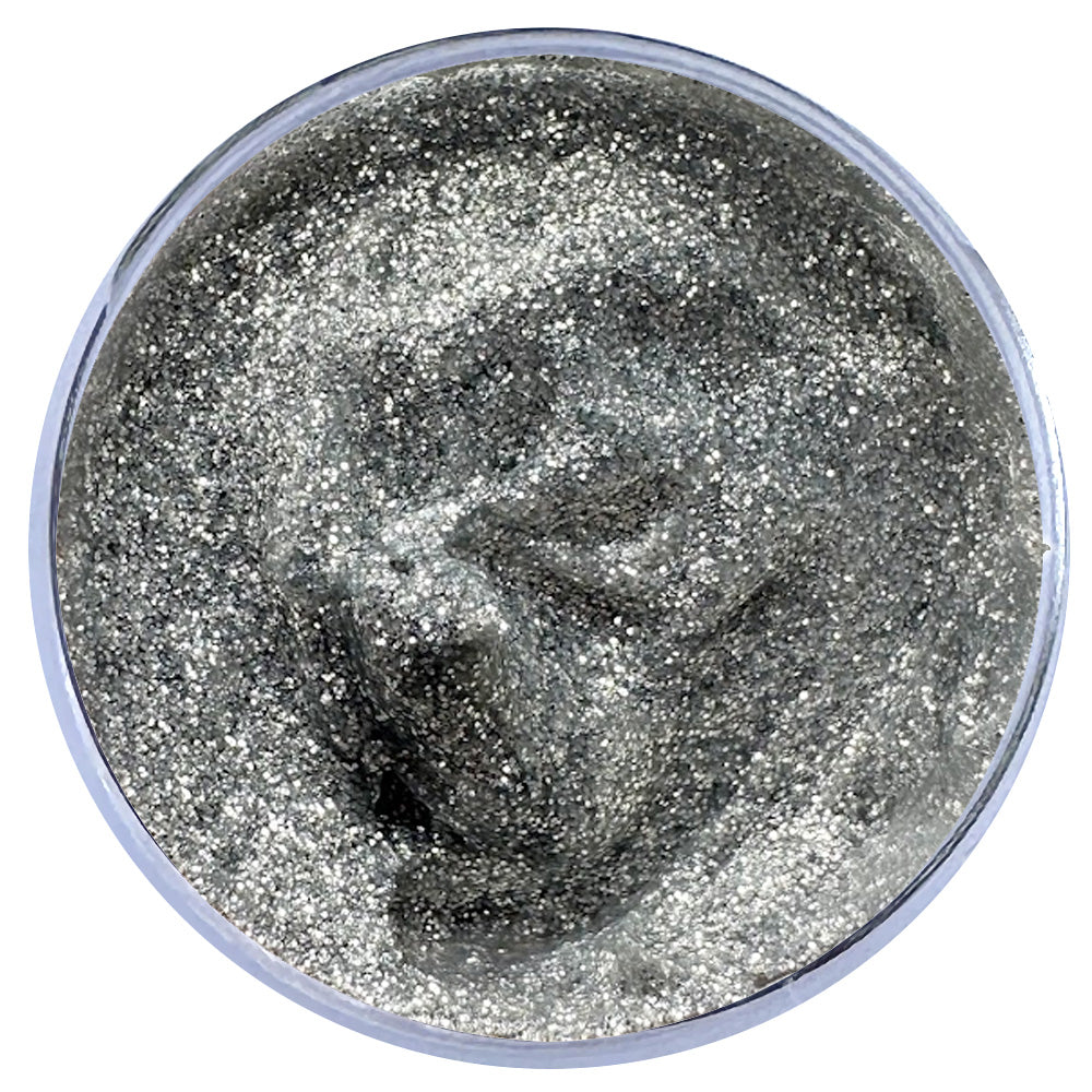 Biodegradable Glitter Gel Metallic Silver (Fine Glitter) www