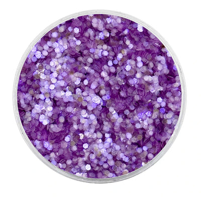 Biodegradable Iridescent Purple Glitter - Mini Hexagons Glitter