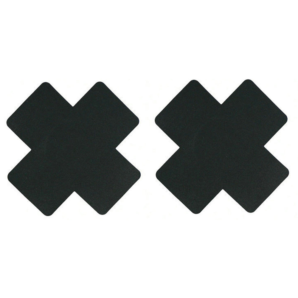 Nipple Pasties - Black Crosses