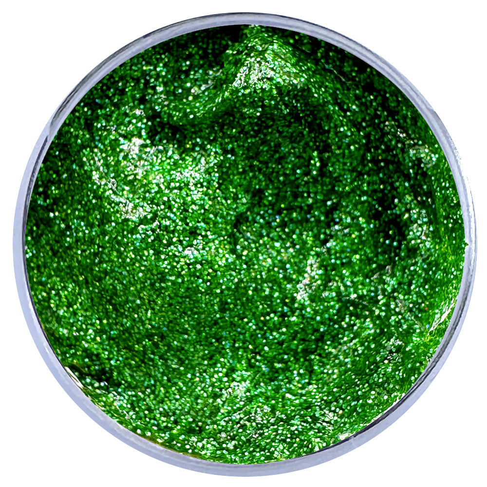 Biodegradable Glitter Gel Holographic Green (Fine Glitter) www