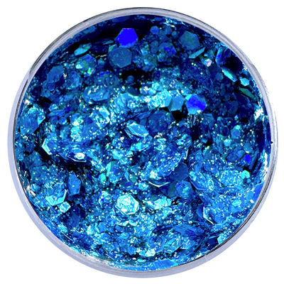 Biodegradable Glitter Gel - Holographic Marine Blue