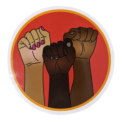 Black Lives Matter Fists Vinyl Waterproof Sticker