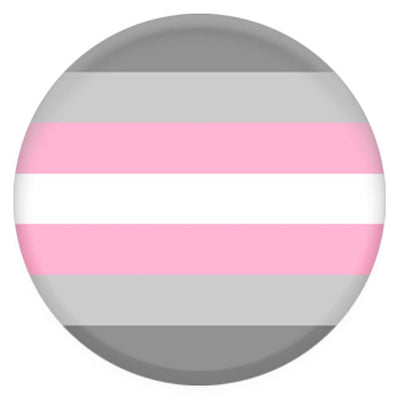Demigirl Pride Flag Small Pin Badge