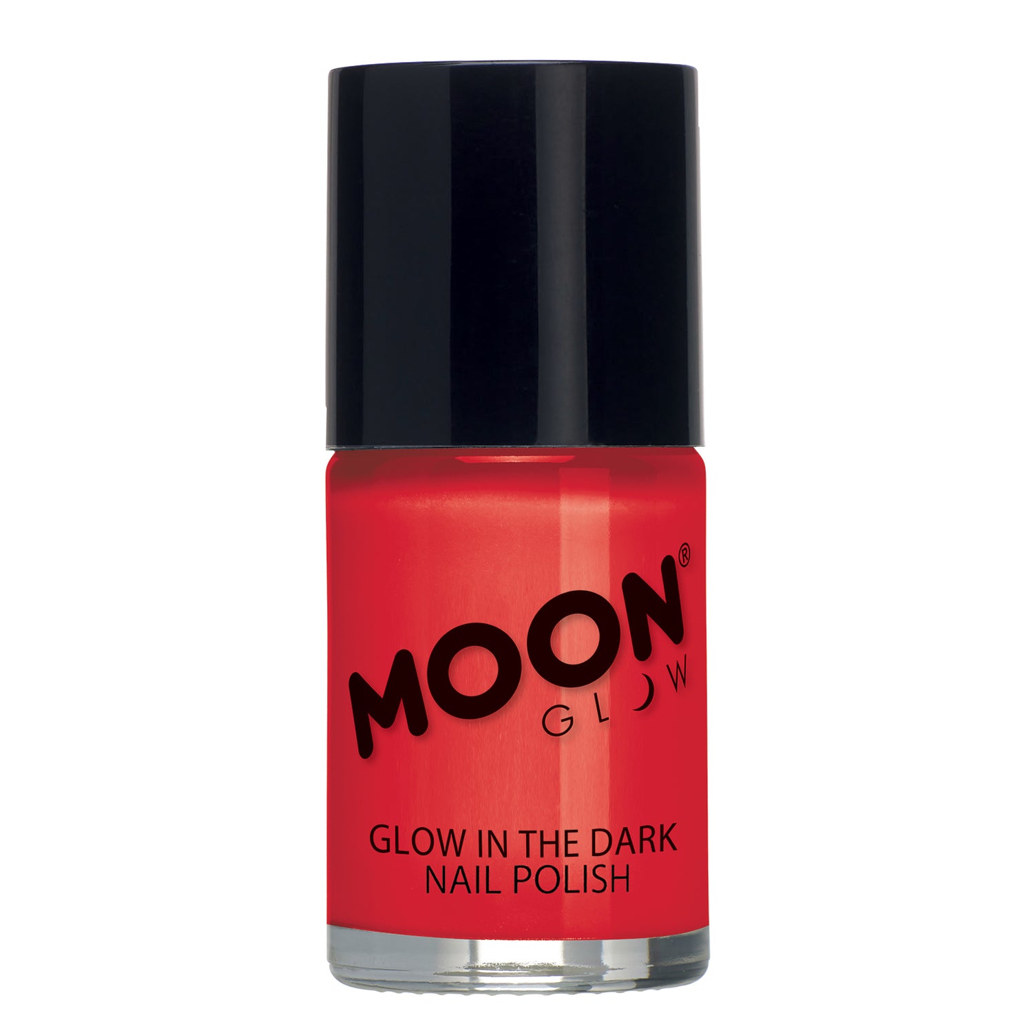 Moon Glow Glow In The Dark Nail Polish Red www.festivalglitter