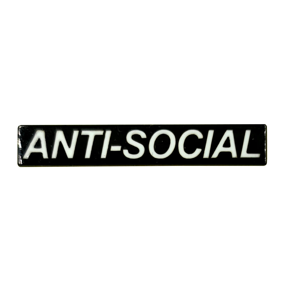 Anti Social Enamel Pin