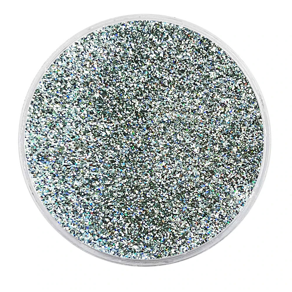 MUOBU Biodegradable Silver Glitter - Fine Holographic Glitter