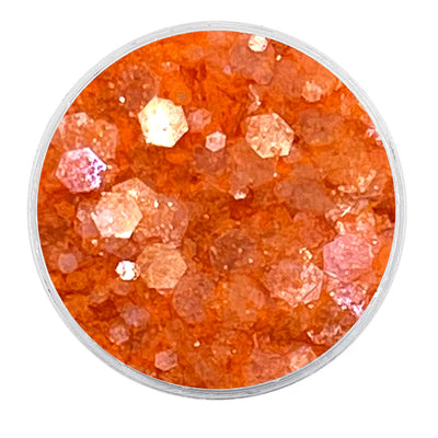 Biodegradable UV Orange Glitter - Festival Glitter Mix
