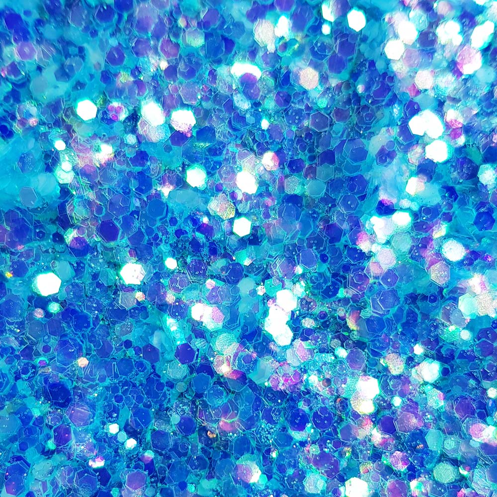 Unicorn Festival Glitter (Iridescent Chunky Glitter Mix) - Blue Unicorn