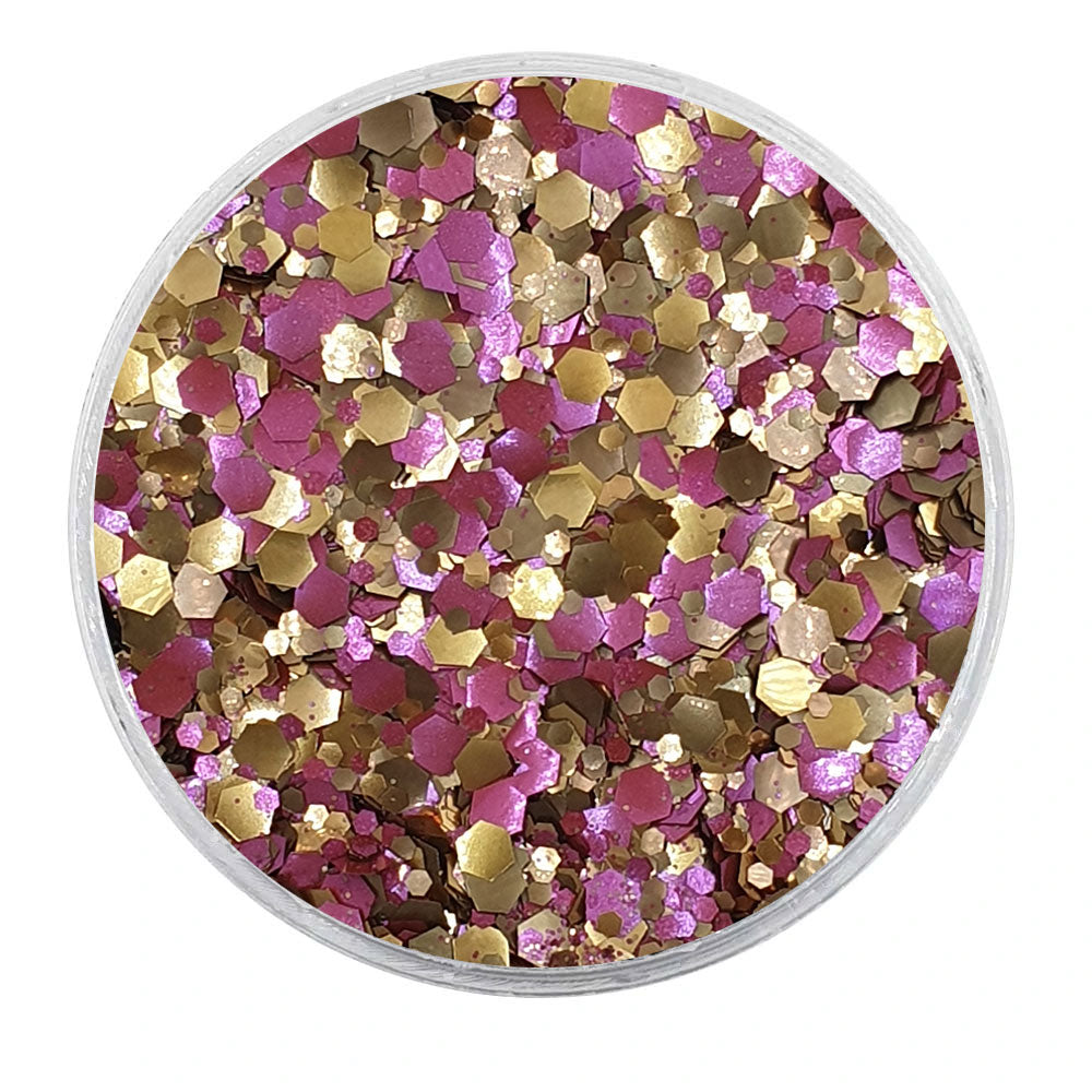 Biodegradable Metallic Bronze & Pink Glitter - Festival Glitter Mix (BioNeptune)