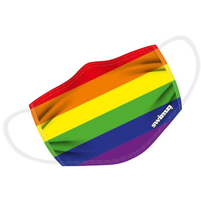 Gay Pride Rainbow Flag Twin Layer Face Mask