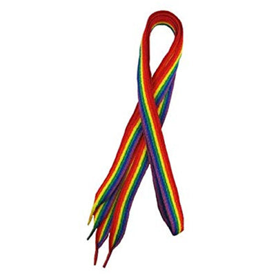 Gay Pride Rainbow Shoelaces (Style 2)