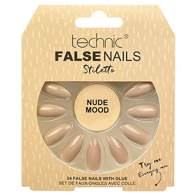 Technic False Nails - Stiletto Nude Mood