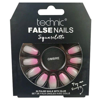 Technic False Nails - Squareletto Ombre