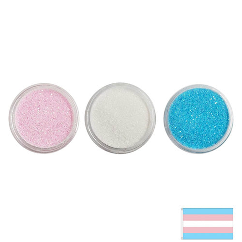 Transgender Flag - Iridescent Glitter Set (Save £1.50)