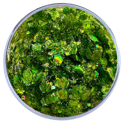 Biodegradable Glitter Gel - Holographic Apple Green (Chunky Mix BioApple)