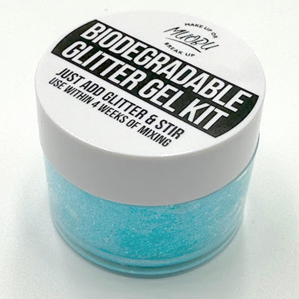 Biodegradable Glitter Gel - Iridescent Baby Blue (Fine Glitter)