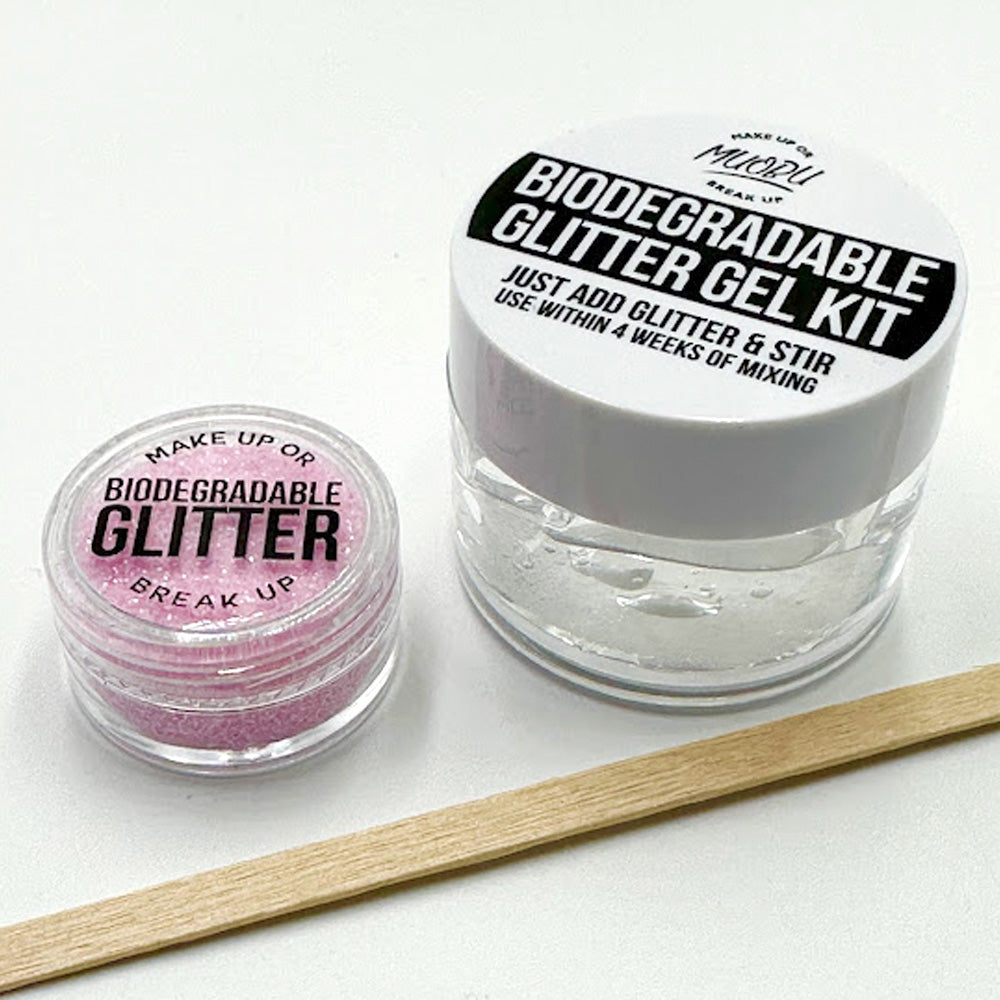 Biodegradable Glitter Gel - Iridescent Baby Pink (Fine Glitter)