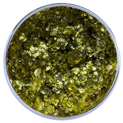 Biodegradable Glitter Gel - Metallic Gold (Chunky Mix BioMidas)