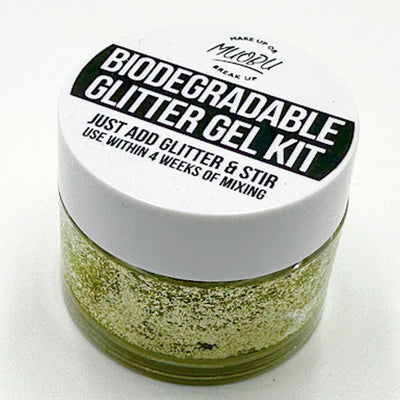 Biodegradable Glitter Gel - Metallic Silver & Gold (Fine Glitter BioMetals)