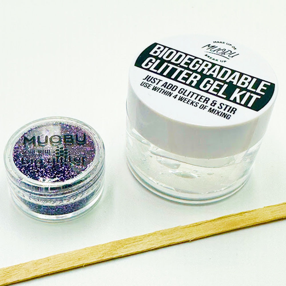 Biodegradable Glitter Gel - Metallic Lilac (Fine Glitter)