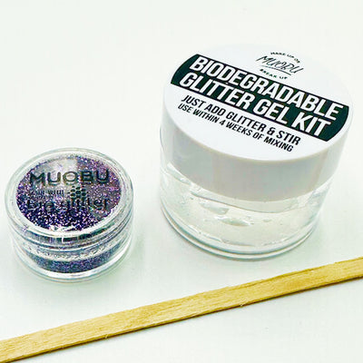 Biodegradable Glitter Gel - Metallic Lilac (Fine Glitter)