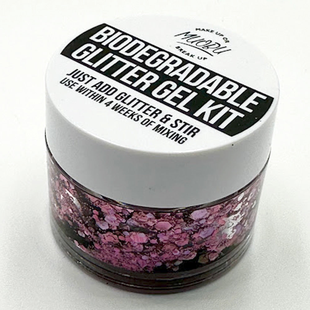 Biodegradable Glitter Gel - Metallic Pink & Lilac (Chunky Mix BioBerry)