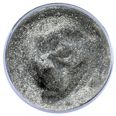 Biodegradable Glitter Gel - Metallic Silver (Fine Glitter)