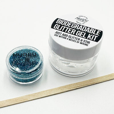 Biodegradable Glitter Gel - Metallic Sky Blue (Fine Glitter)