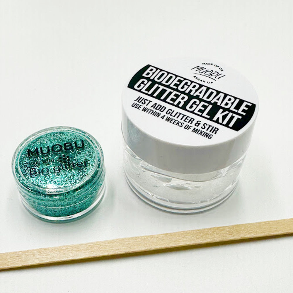 Biodegradable Glitter Gel - Metallic Turquoise (Fine Glitter)