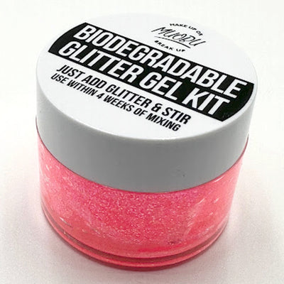 Biodegradable Glitter Gel - UV Coral Pink (Fine Glitter)