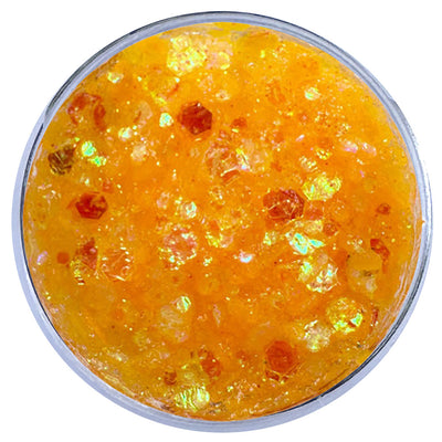 Biodegradable Glitter Gel - UV Tangerine (Chunky Mix)