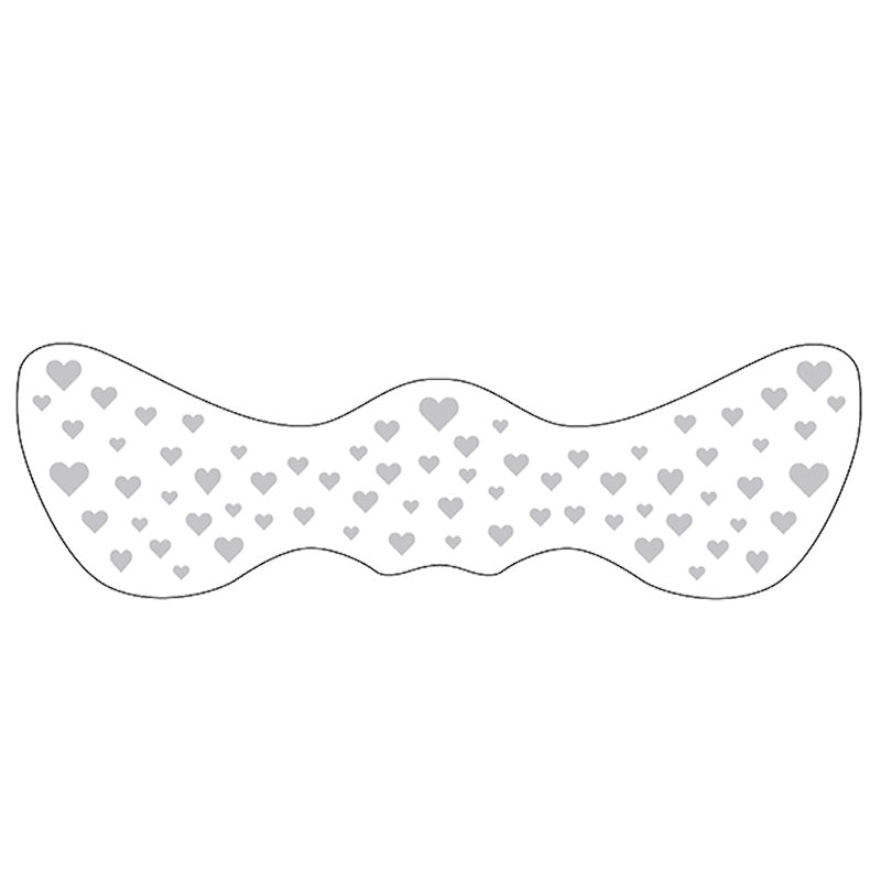 Face Freckles Transfer - Silver Hearts