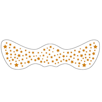 Face Freckles Transfer - Gold Stars