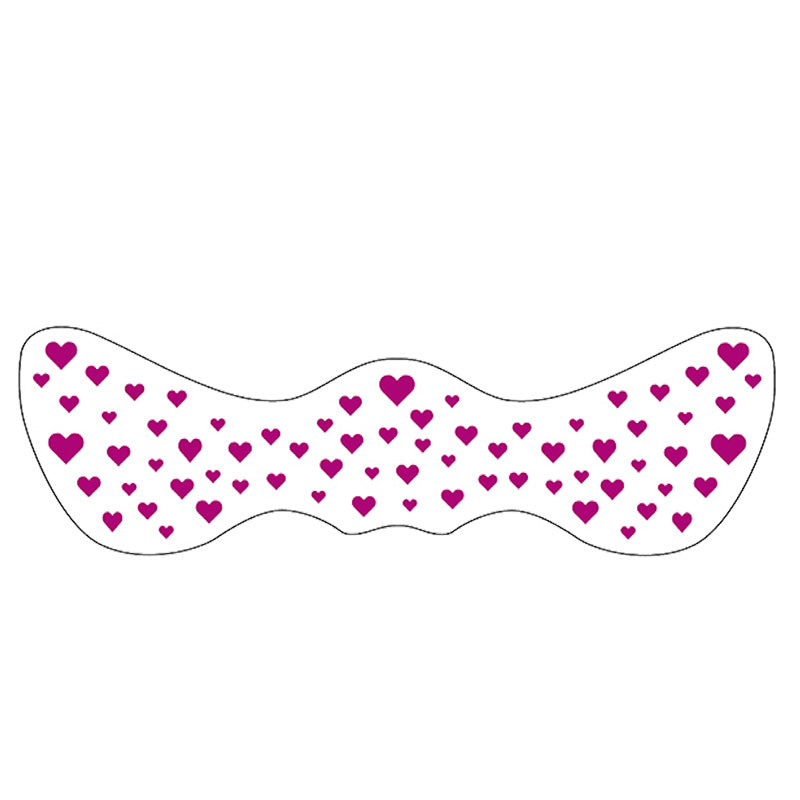 Face Freckles Transfer - Pink Hearts