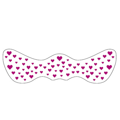 Face Freckles Transfer - Pink Hearts