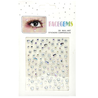 Mini Adhesive Face & Nail Jewels - Pack 2