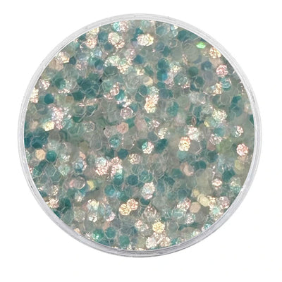 Biodegradable Iridescent Rose Gold Glitter - Mini Hexagons Glitter