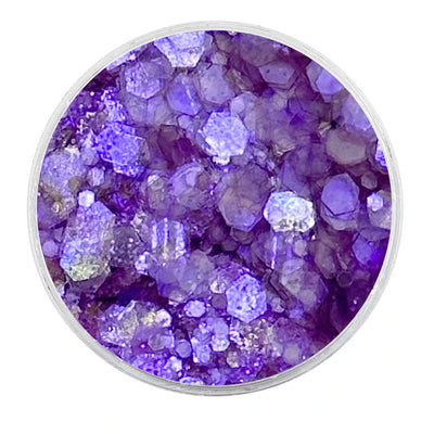 Biodegradable Iridescent Violet Glitter - Festival Glitter Mix