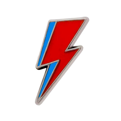 David Bowie Lightning Bolt Enamel Pin