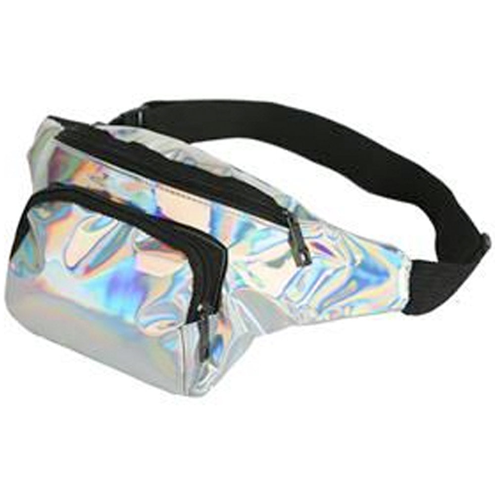 Festival Bumbag - Silver Holographic