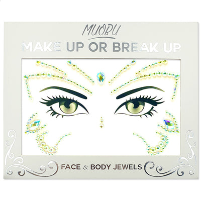 Butterfly Face Gems Jewel Sticker/ AB Rhiestone Face Gem/ Makeup -   Norway