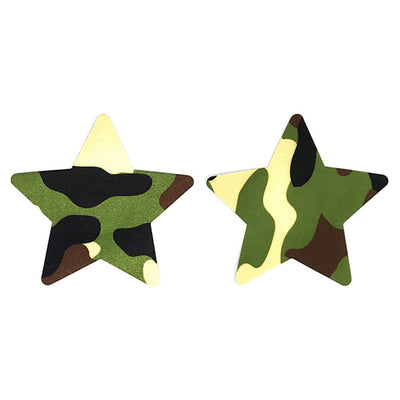 Nipple Pasties - Camouflage Stars
