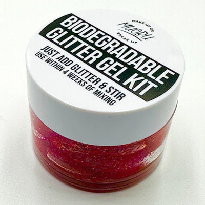 Biodegradable Glitter Gel - Iridescent Strawberry Red (Fine Glitter)