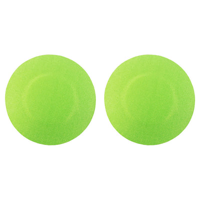 Nipple Pasties - Lime Green Circles