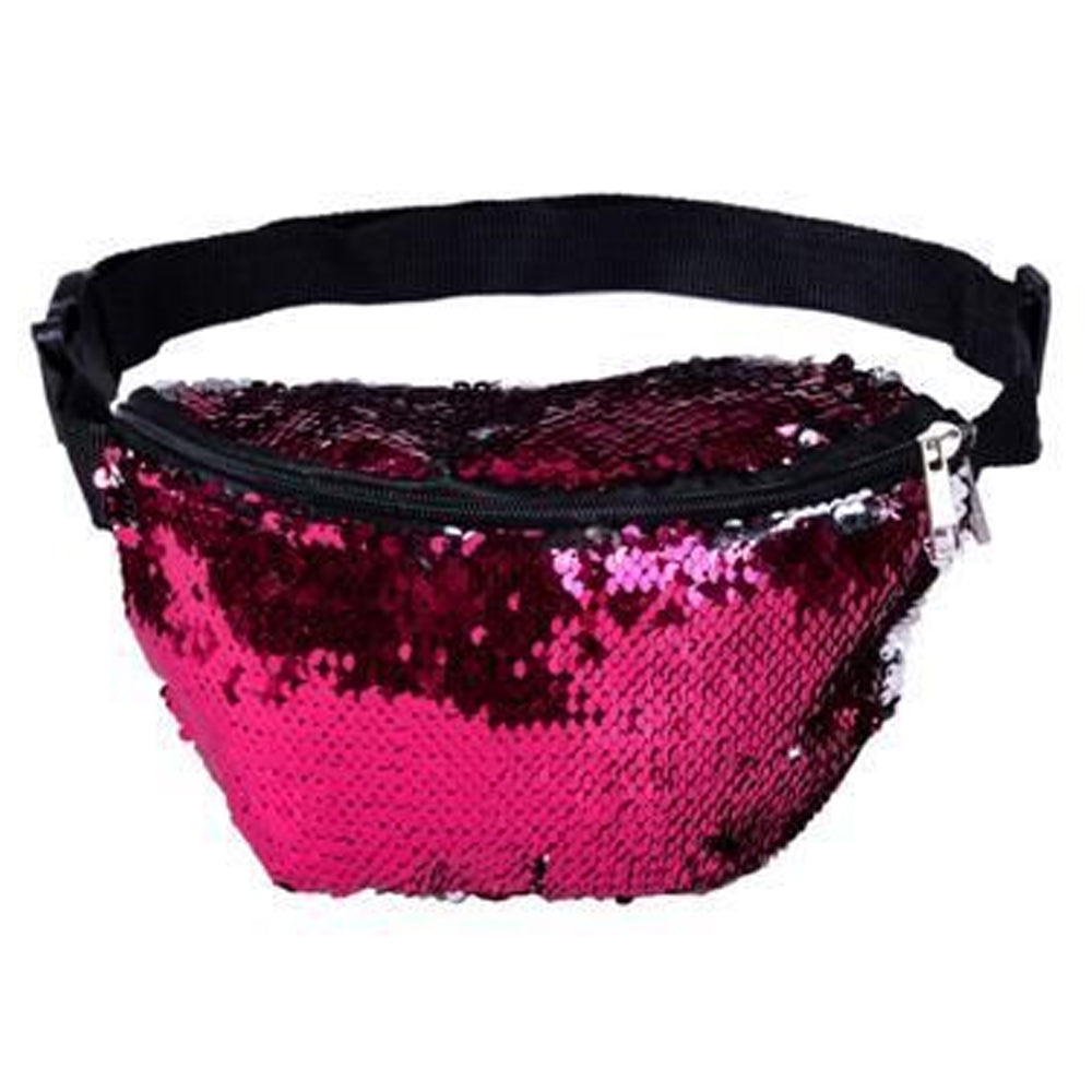 Festival Bumbag - Pink Sequins