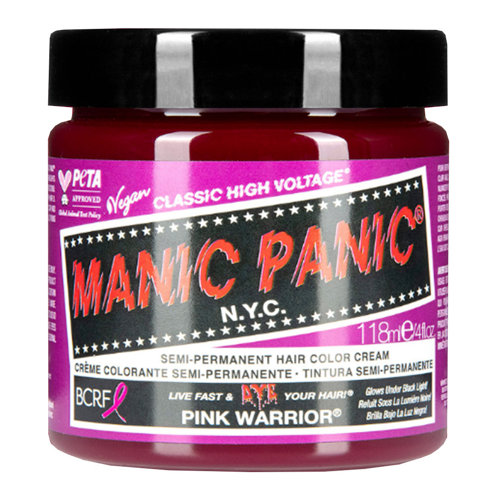 Manic Panic Hair Dye Classic High Voltage - Neon UV Pink Warrior 118ml